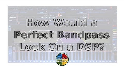 How Would a Perfect Bandpass Look On a DSP?