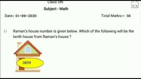 MCQs.related to NAS/ Class 5th/Mathematics