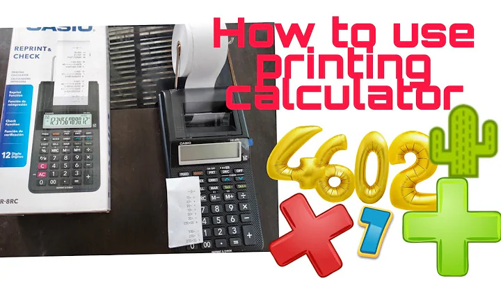 #howtouseprintingcalculator How to use printing calculator