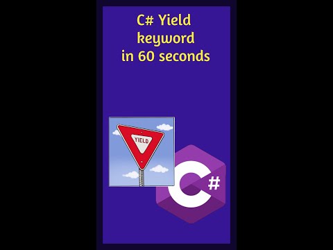 C# Yield Keyword in 60 seconds