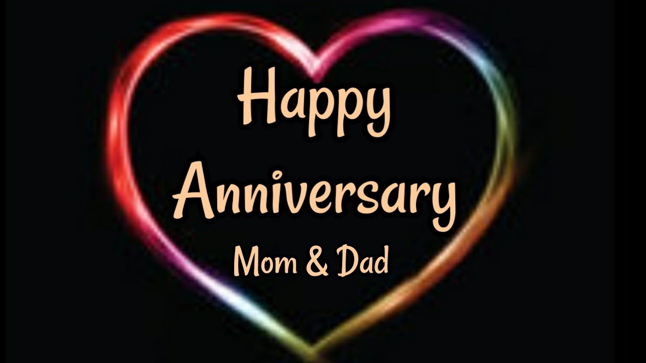 Happy Anniversary Mom & Dad wishes - Happy Anniversary Status ...