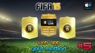 FIFA 15: Ultimate Team WEB APP | Gold Method Trading Tips #5 screenshot 3