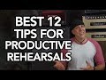 Best 12 tips for productive band rehearsals Music & Practice advice