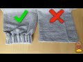 EŞOFMAN PAÇASI NASIL LASTİKLİ YAPILIR ✔️- DIY TURN PANTS INTO JOGGER STYLE CUFFED PANTS |Dikiş Hocam