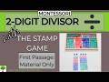 Two Digit Divisor Division with the Montessori Stamp Game