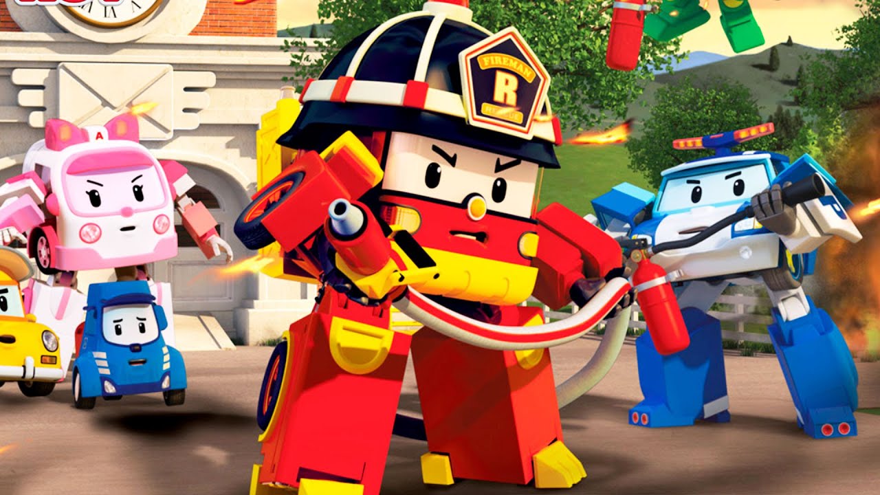 Пожарная Машина🚒 | 60 минут | Мультики про машинки Пожарную безопасность с Роем