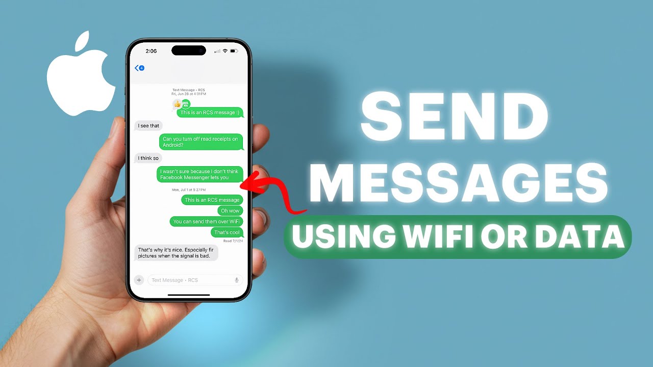 How To Send Text Messages Using WiFi or Data On iPhone (2025 Update ...