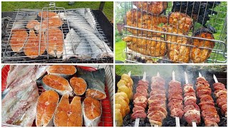 ГОТОВИМ РЫБУ НА ПРИРОДЕ!!! РЫБА НА МАНГАЛЕ 🔥