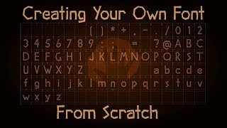 Creating Your Own Font From Scratch - Indie Game Developer Tips #1