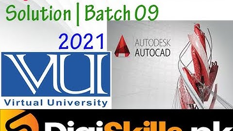 Digiskills AutoCAD Quiz No 1  Batch 09  in 2021 [urdu/hindi]
