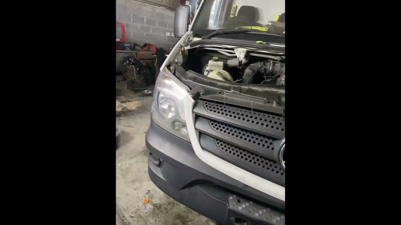 MercedesBenz OM651 engine timing chain replacement Timelapse YouTube