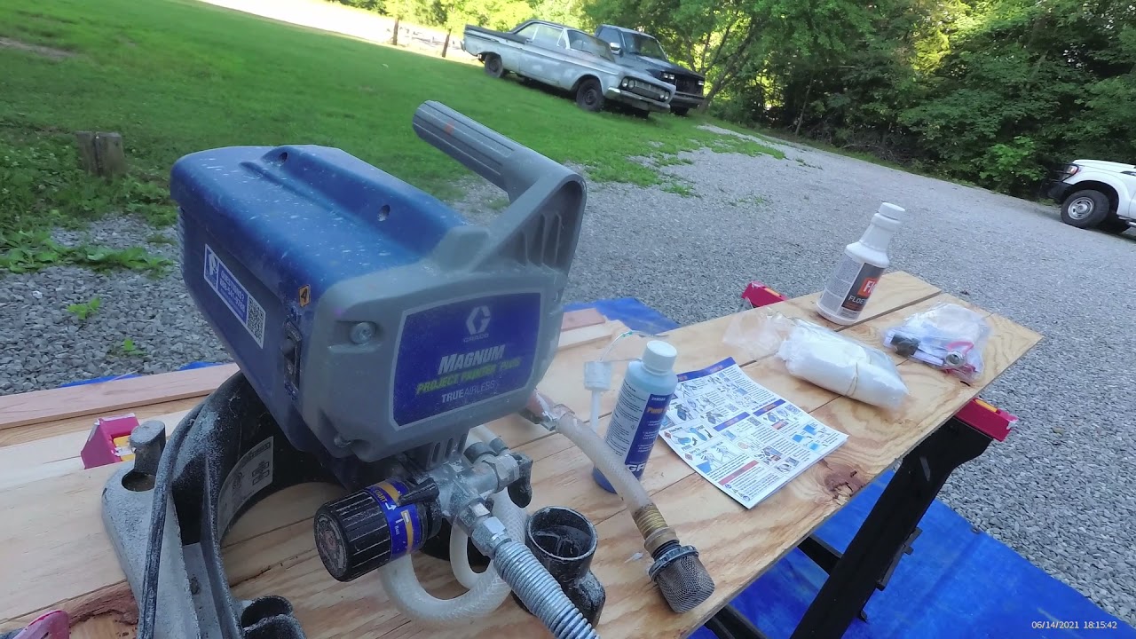 Graco magnum Project Painter plus airless paint sprayer tested tool review (TTR) YouTube