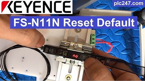 Keyence FS N11N - Reset Default