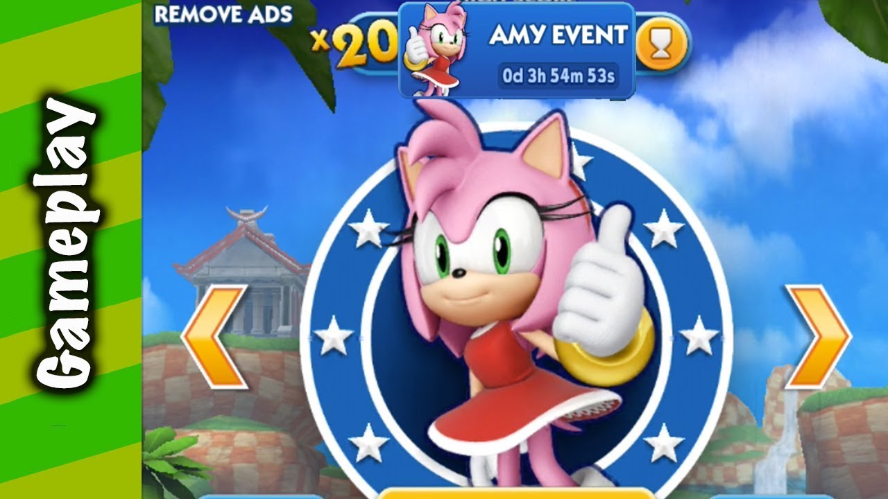 Sonic Dash - Amy Token Challenge Gameplay - YouTube.