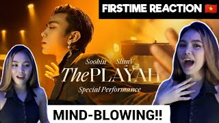 THE PLAYAH - SOOBIN X SLIMV  (Special Performance / Official Music Video)FILIPINA REACTION