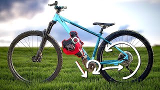 Weedeater Powered Bicycle (this shouldn't work)