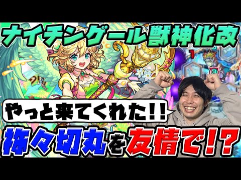 【獣神化改ナイチンゲール】超強反射クロスEL×水属性キラー×ロングパワーモードの殲滅力！！超究極封祢々切丸と真伊達政宗で使ってみた感想【モンスト】