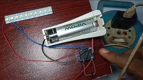 How to Make Automatic Emergency Light for Power Cut - life hacks...