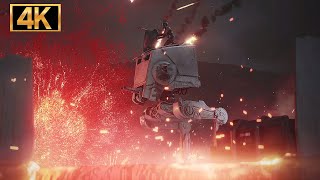 Lando And Shriv Attack AT-AT Factory - Star Wars Battlefront 2