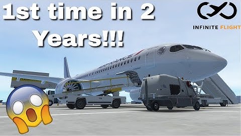 Playing infinite flight for the 1st time in 2 years!!!