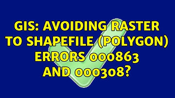 GIS: Avoiding Raster to Shapefile (Polygon) errors 000863 and 000308? (4 Solutions!!)