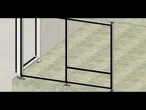 Stick Curtain Wall Process | Glass Facade | Facade | step by step