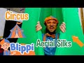 Blippi Goes To Circus School | Blippi Learns Tricks at the Circus Center | Educational Videos