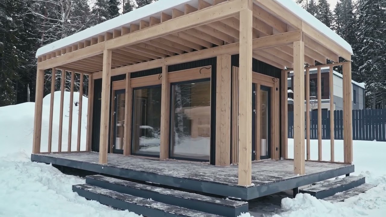 Новороссийске жилой модуль баня