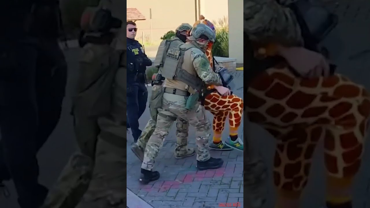 ICE Arrests Giraffe Ice Trump Police Cops Policeofficer Lawenforcement Policedepartment