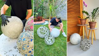 3 Ideas for decorating the garden with cement spheres | Refúgio Green