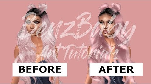 6 Simple Steps For A Perfect Edit using | Procreate | IMVU / SECOND LIFE