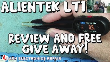 AlienTek LT1 Smart LCR Bridge Tweezers :Test & Review With A FREE Giveaway