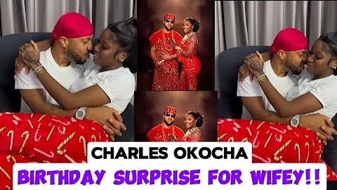 Actor Charles Okocha (Igwe 2Pac) surprised his wife on her birthday.