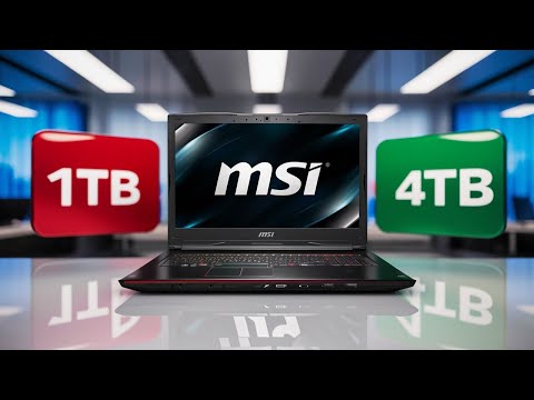 MSI GF63 Thin 10SC: 4TB NVMe SSD Upgrade - Step-by-Step Installation & Formatting
