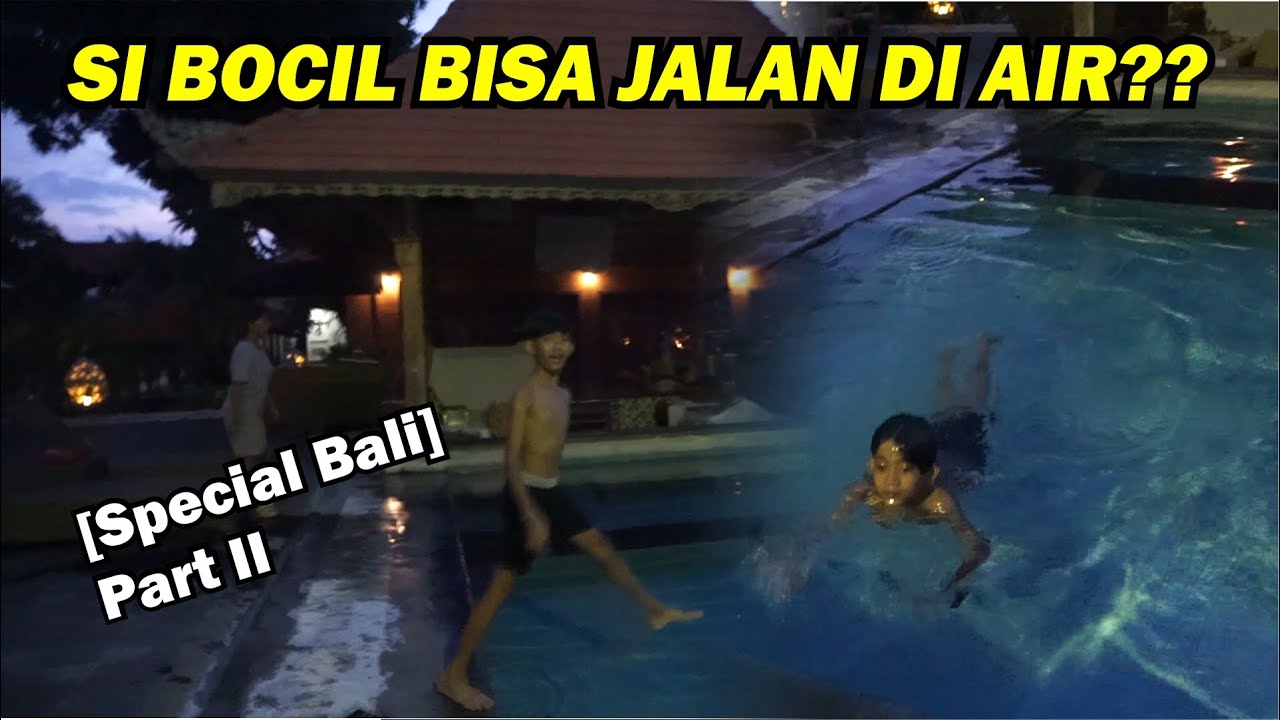 ENTHUL NYOBA JALAN DI AIR..!!! Bisa nggak ya?