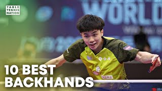 10 BEST BACKHANDS In The World Of Table Tennis screenshot 4