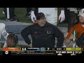 Miami assistant coach gets called for unsportsmanlike conduct leading to North Carolina TD