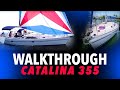 Walkthrough 0 look inside this catalina 355 sailboat 