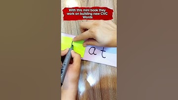 Word Family Flip Book DIY #wordfamily #shorts #youtubeshorts