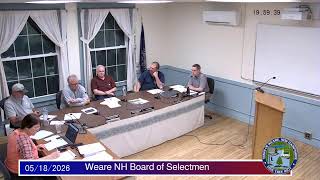 Board of Selectmen - May 18, 2026
