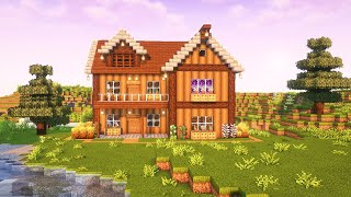 Minecraft: How To Build A Cabin House Tutorial