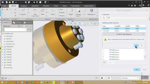 Repeat Component in creo Assembly