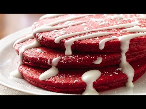 How to make Red Velvet Pancakes (EASY!)