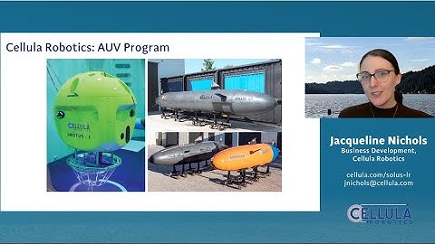 Cellula Robotics - 2021 Blue Innovation Symposium Flash Talk