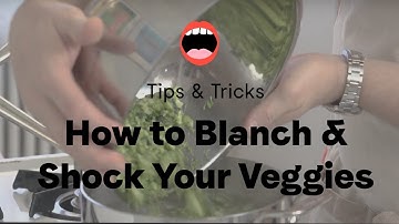 How to Blanch & Shock Your Veggies | Chef Daniel Holzman | Project Foodie