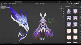 BLENDER Rigged Character [Bella]