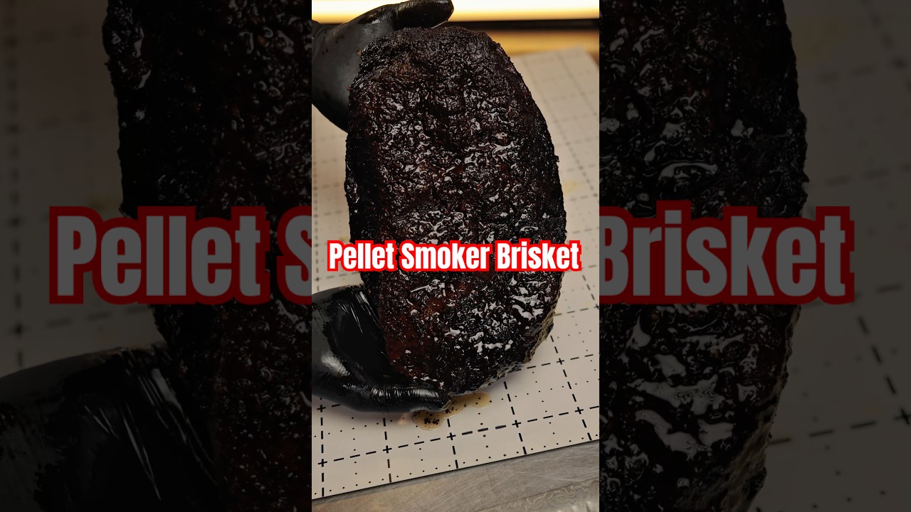 Pellet Smoker Brisket ​⁠@yodersmokers #oldies #brisket #pelletsmoker #tftibbq #bbqfood #bbq