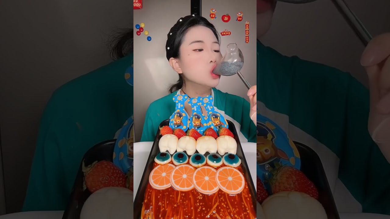 Chinese Food Girl Video Mukbang Shorts