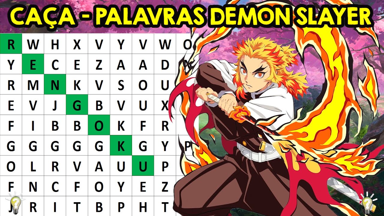 NEZUKO WORDSEARCH! FIND THE DEMON SLAYER CHARACTER NAME IN THE