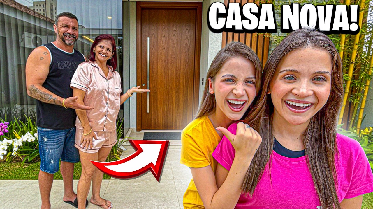 TOUR pela nova CASA dos nossos PAIS 🏠 ✨